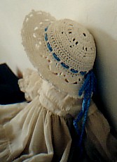 doll's hat white